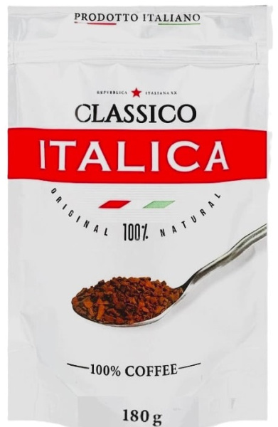 Кофе растворимый Italica, 180 гр