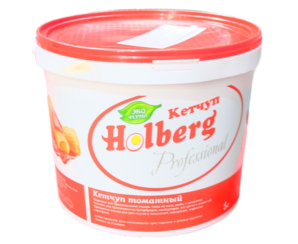 Кетчуп классический Holberg  ведро (5.0 кг)