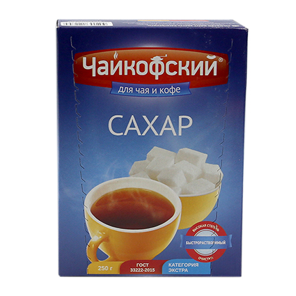Сахар рафинад Чайкофский, 250 гр