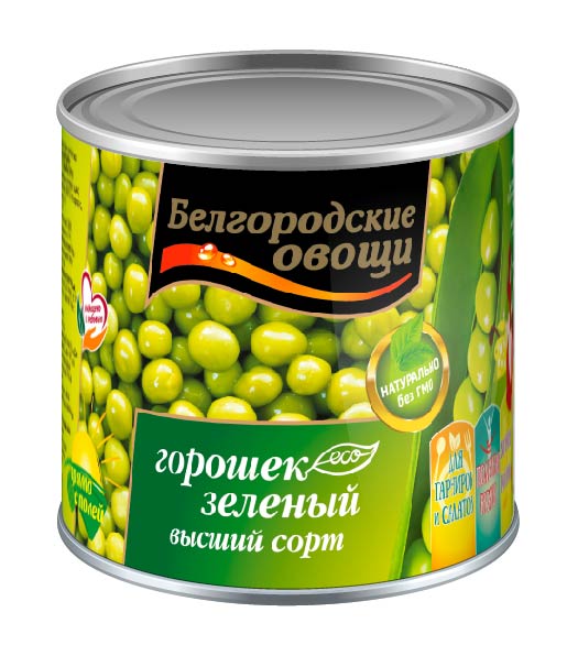 Горошек зеленый Белгородские овощи, 400 г