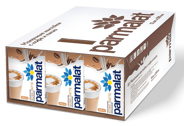 Parmalat Кофе Латте 2,3%, 500 мл