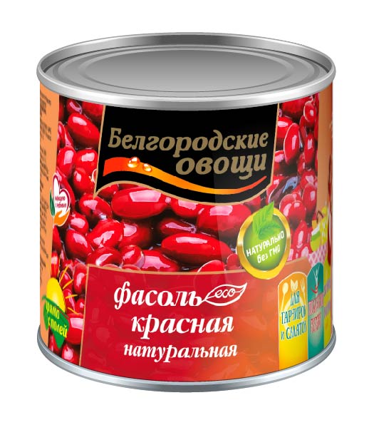Фасоль красная натуральная  Белгородские овощи, 400 гр