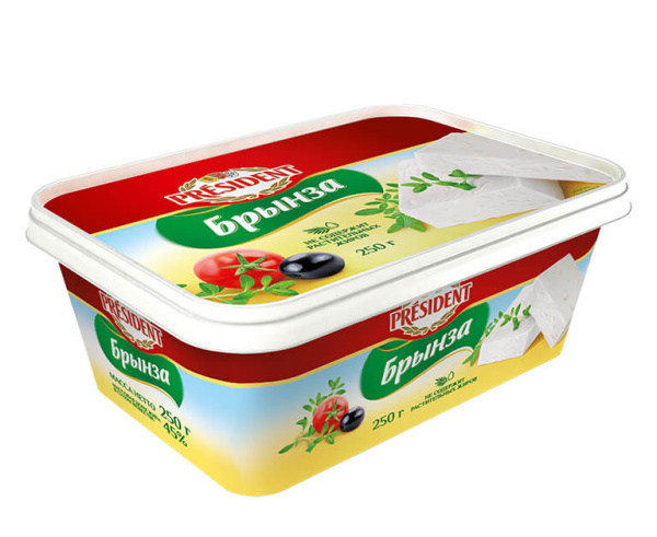 Сыр Брынза President 45%, 250 г