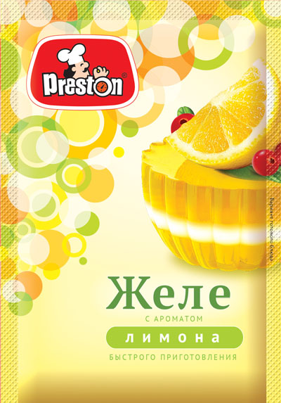 Желе Pr.Preston с ароматом лимона, 50 гр