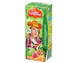 Сок Мультифрукт Сады Придонья, 200 мл