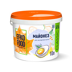 Майонез EFKO FOOD Classic 56%, 10 л.