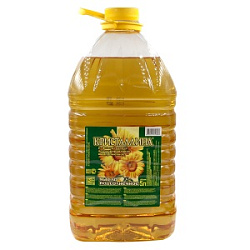 Подсолнечное рафинированное дезодорированное масло «Кристаллина», 5 л