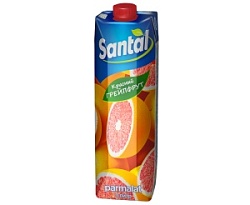 Напиток Красный грейпфрут Santal, 1 л