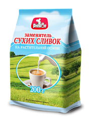 Заменитель сухих сливок Pr.Preston на растительной  основе, 200 гр