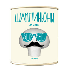 Шампиньоны целые Sunfeel, 3,1 л