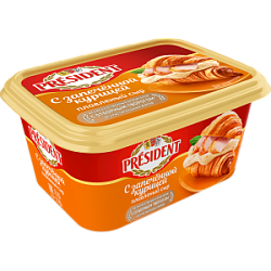 Сыр плавленый С запеченной курицей President 45%, 400 г
