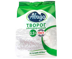 Творог обезжиренный Авида 0,5%, 300 г