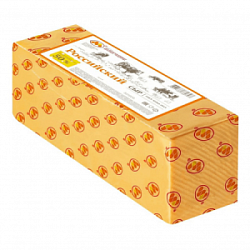 Сыр полутвердый Юговской "Российский", 50%, ≈3 кг