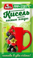 Кисель моментальный Pr.Preston с ароматом лесной ягоды, 30 гр