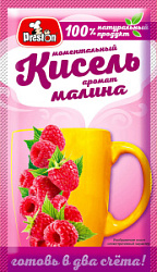 Кисель моментальный Pr.Preston с ароматом малины, 30 гр