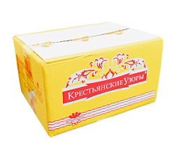 Масло Сливочное Крестьянское сладко-сливочное несоленое Крестьянские Узоры  72,5%, 5 кг