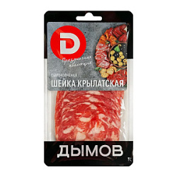 Шейка Крылатская с/к в нарезке Дымов, 70 г