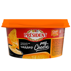 Сыр плавленый My Cheese Чеддер President 51%, 125 г