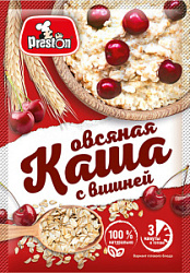 Каша овсяная Pr.Preston с вишней, 37 гр
