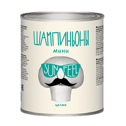 Шампиньоны целые Sunfeel, 3,1 л