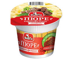 Пюре картофельное Pr.Preston с говядиной, 40 г