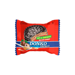 Печенье-сэндвич орех-сгущенка DonKo premium ТОР, 50 г