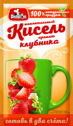 Кисель моментальный Pr.Preston с ароматом клубники, 30 гр