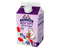Йогурт питьевой Лесные Ягоды 1,5% Белый Город, 500 г