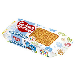 Печенье сахарное Молочное на сметанке, 270 гр