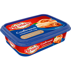 Сыр плавленный "Сливочный" President 45%, 200гр.