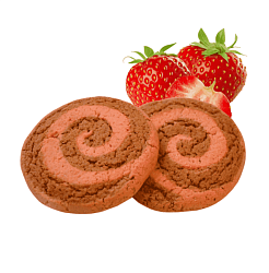 Печенье овсяное Домашнее с клубничным вкусом, 350 гр