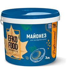 Майонез EFKO FOOD Professional 78%, 3 л.