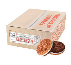 Печенье-сендвич со сливочным кремом Внучка двухцветное, 3,5 кг