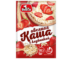 Каша овсяная Pr.Preston с клубникой, 37 гр