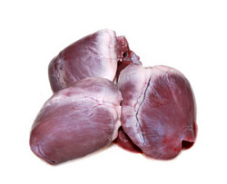 Сердце свиное замороженное, 13-18 кг