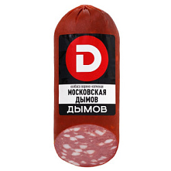 Колбаса Московская в/к в/у срез Дымов, 290 г