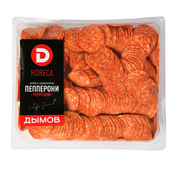 Колбаса Пепперони топпинг с/к в нарезке Дымов, 1 кг