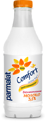 Молоко пастеризованное Parmalat Comfort безлактозное 3.5%, 900 мл