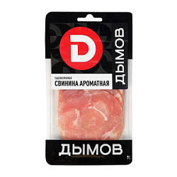 Свинина Ароматная с/к в нарезке Дымов, 70 г