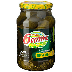 Огурцы Вкусные 6 соток, 1 л