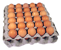 Яйцо С1 коричневое Новооскольское, 55 г