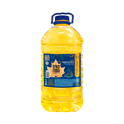 Масло подсолнечное раф. EFKO FOOD, 5 л