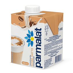 Молочный коктейль Parmalat Кофе Латте 2,3%, 500 мл