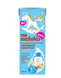 0.2л "Nemoloko" напиток овсяный специализированный детский (14/min7/кр.7) 