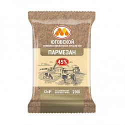 Сыр Юговской "Пармезан" 45%, 200 гр