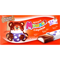 Шоколад Мишаня с молоком, 90 г