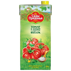 2л Сады придонья сок томатный с солью с мякотью (6/min6/кр.6)ТУ/ПОД ЗАКАЗ