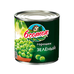 Горошек зеленый 6 соток, 425 мл