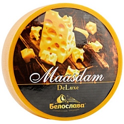 Сыр Белослава Maasdam Delux  50%, 7 - 8,5 кг