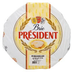 Сыр Brie President 60%, 2,7-3,2 кг